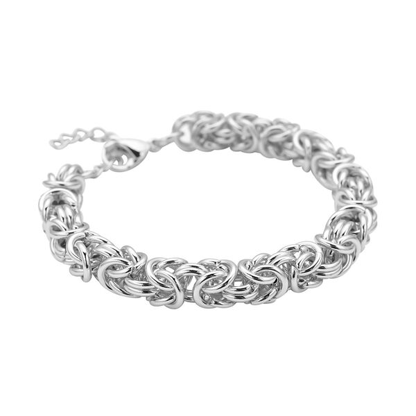 Byzantin 50cm Halskette und 19cm Armband in Silberton image number 9