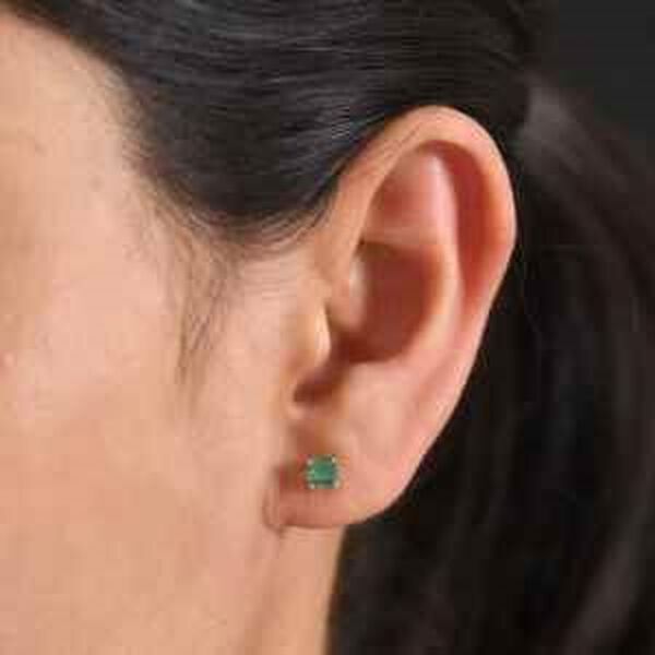 D'Joy AAA Kagem sambische Smaragd Ohrringe - 0,64 ct. image number 3
