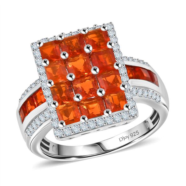 D&rsquo;Joy AAA Feueropal Ring und Anh&auml;nger mit Kette image number 10