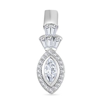 J Francis gefertigt mit SWAROVSKI- Swarovski Zirkonia Anh&auml;nger