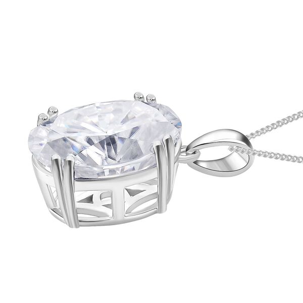 D'Joy Moissanit Ring und Anh&auml;nger mit 45 cm langer Kette image number 7