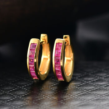 D'Joy AA burmesische Rubin Ohrringe - 0,88 ct.