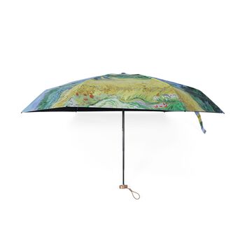 UV-Schutz Regenschirm, 91x50cm, inklusive Aufbewahrungstasche, Blau Countryside Muster