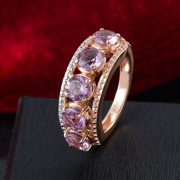 AA Rose De France Amethyst Ring 925 Silber PE und VR (Gr&ouml;&szlig;e 18.00) ca. 2,25 ct image number 2
