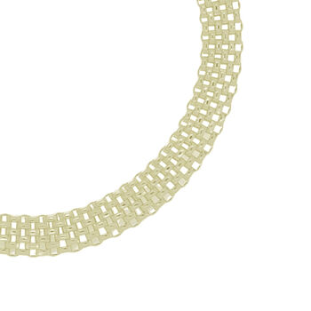 Netz-Design 19cm Armband und 50cm Halskette