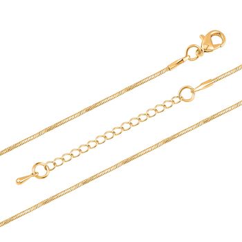 Wei&szlig;er Kristall-Schl&uuml;ssel-Anh&auml;nger mit Kette in Goldton, 73 cm