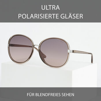 SOLE UND LUCE Swiss Eyewear Sonnenbrille, Ultra Polarisierte Gl&auml;ser und UV400 Schutz, Grau