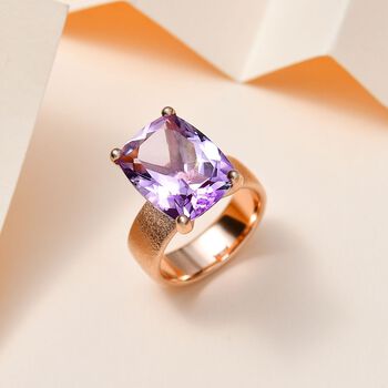AA Rose De France Amethyst Ring - 10,38 ct.