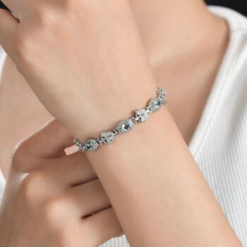 Himmelblaues Topas 26,75cm Armband - 2,55 ct.