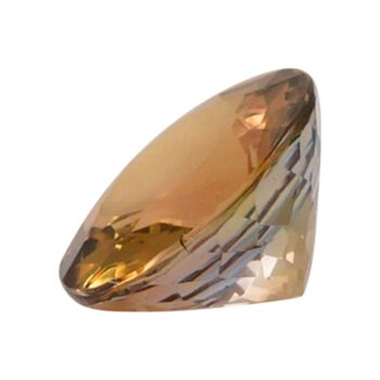 AAAA nat&uuml;rlicher goldener Tansanit ungefasster Edelstein, Rund- und Facettenschliff - 1,20 ct.