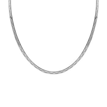 Fischgr&auml;tenkette in Silber 43cm