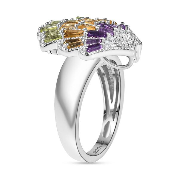 GP Shell Trionfo Kollektion - AA Multi-Edelstein, Zirkon und blauer Saphir Ring/ Anh&auml;nger  - 1,41 ct. image number 6