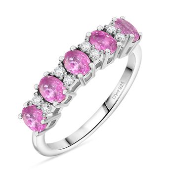 D'Joy Ilakaka rosa Saphir und Zirkon Ring - 1,62 ct.