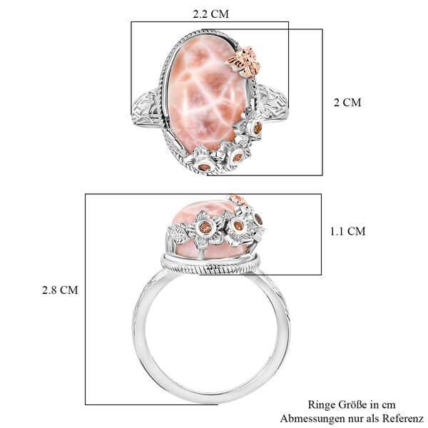 D&rsquo;Joy AA Natrolith und Champagner Zirkon Ring und Anh&auml;nger image number 13