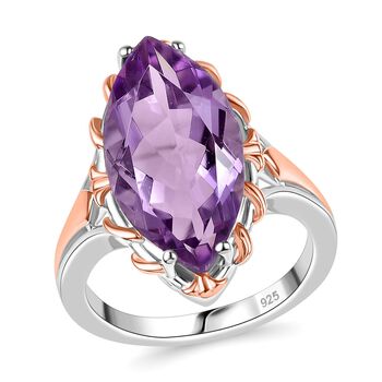 AA Rose De France Amethyst Ring - 7,64 ct.
