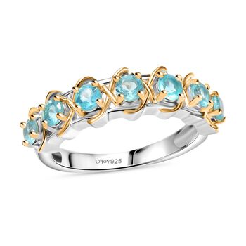 D&rsquo;Joy zweifarbiger Paraiba Apatit Ring - 0,90 ct.