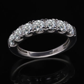 LUXORO IGI zertifizierter SI Labor Diamant Ring in 585 Wei&szlig;gold - 1,50 ct.