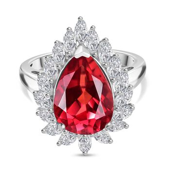 D'Joy Labor Padparadscha Saphir und Topas Ring - 11,28 ct.