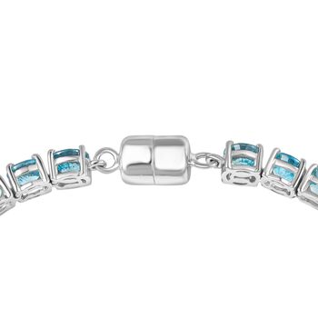 D'Joy AAA blaues Zirkon 19cm Armband - 33,95 ct.
