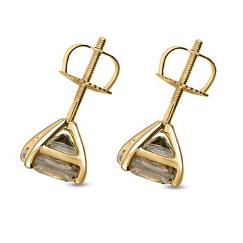 ILIANA AAA Turkizit Ohrstecker, 750 Gelbgold ca. 3,35 ct