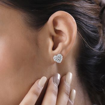 GP Heart Kollektion- blaue Diamant und blaue Saphir Ohrstecker- 0,50 ct.