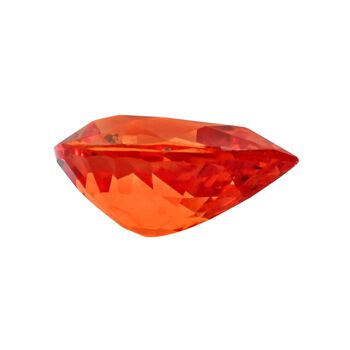 AAAA Sonnenuntergang-Saphir ungefasster Edelstein, Tropfen- und Facettenschliff - 1,57 ct.