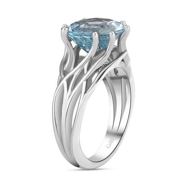 Himmelblauer Topas-Ring  - 4,25 ct. image number 5