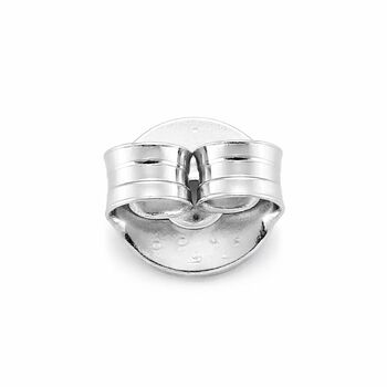 D'Joy 2er-Set - Steckverschl&uuml;sse, 925 Silber platiniert