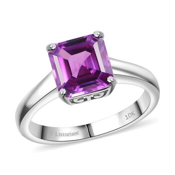 AAA Lab Grown Farbwechsel-Saphir Ring 417 Gold (Gr&ouml;&szlig;e 16.50) ca. 2.50 ct