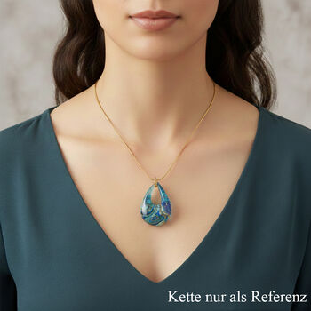 IL MURANO DI FRANCESCA- blauer DROP Anh&auml;nger