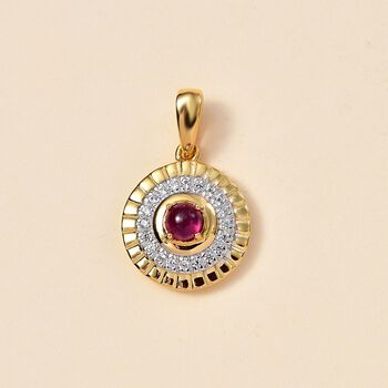 AA Afrikanischer Rubin Anh&auml;nger, ca. 0.62 ct