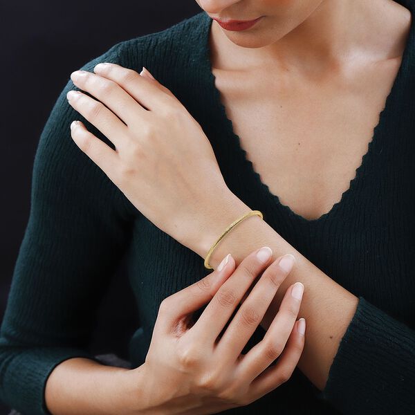 Royal Bali Kollektion- Schlangen-Ketten 19cm Armband und 45cm Halskette in 585 Gold image number 3