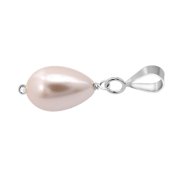 Rosa Muschelkernperle Anh&auml;nger - 5 ct. image number 3