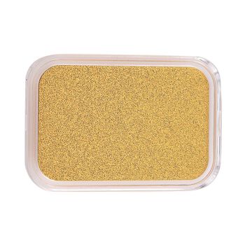 999er Goldfolie mit Hundmotiv, 10mg, 3,1x4,5cm