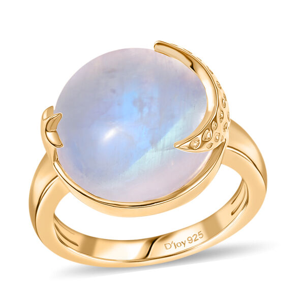 D'Joy AA Regenbogen Mondstein Ring und Anh&auml;nger mit 50cm Kette image number 10