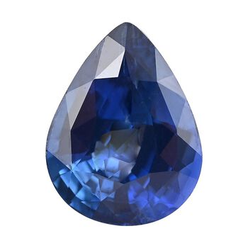 AGI zertifizierter AAAA Ceylon Saphir ungefasster Edelstein, Tropfen- und Facettenschliff - 1 ct.