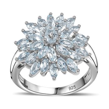 Himmelblauer Topas-Ring - 2,67 ct.
