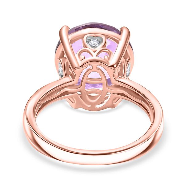 D&rsquo;Joy AA Rose De France Amethyst und Zirkon Ring - 5,94 ct. image number 5