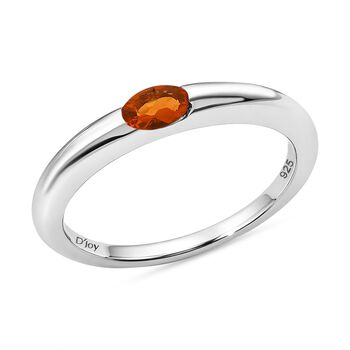 D'Joy AA Feueropal Ring 925 Silber rhodiniert (Gr&ouml;&szlig;e 18.00) ca. 0,15 ct