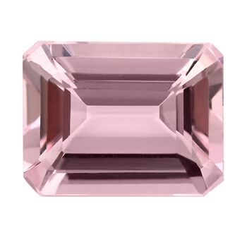 AAAA Rosa Morganit ungefasster Edelstein, Oktagon- und Facettenschliff - 1,91 ct.