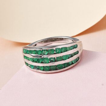 Premium Kagem sambischer Smaragd-Ring -1,40 ct.