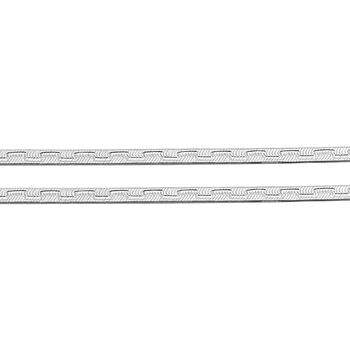 Fischgr&auml;tenkette in Silber 43cm