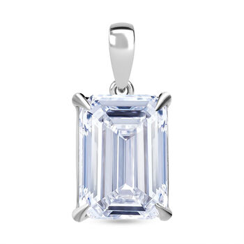 LUXURIANT IGI zertifizierter VS2/F Labor Diamant Smaragd-Schliff Anh&auml;nger - 10 ct.