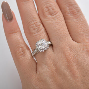 LUXURIANT DIAMOND - Lab Grown Diamant VS-EF IGI zertifiziert Ring 950 Platin (Gr&ouml;&szlig;e 19.00) ca. 2.00 ct