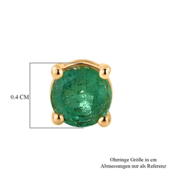 D'Joy AAA Kagem sambische Smaragd Ohrringe - 0,49 ct. image number 5