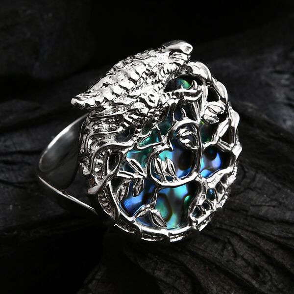 D'Joy Royal Bali- Abalone Muschel Ring und Anh&auml;nger image number 2