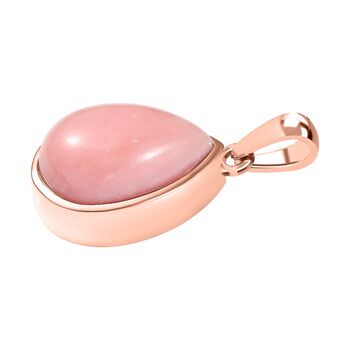 AA Vinicunca-Peruanischer, Wei&szlig;er Zirkon Anh&auml;nger 925 Silber 750 ros&eacute;vergoldet ca. 4,73 ct.