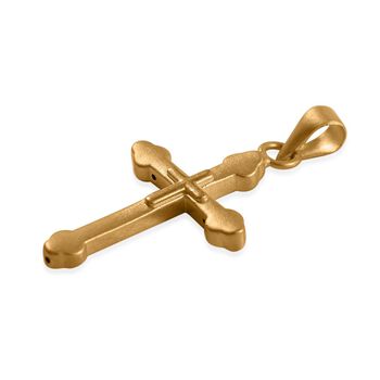 999 Fein Gold Kreuz Anh&auml;nger