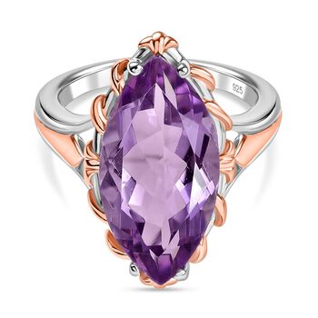 AA Rose De France Amethyst Ring - 7,64 ct.