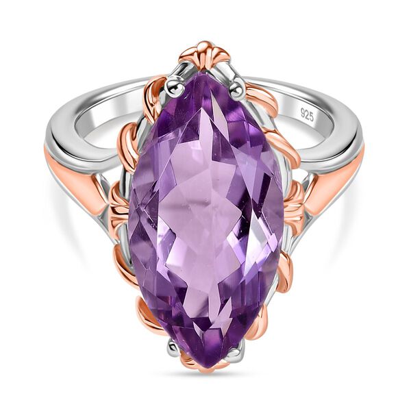 AA Rose De France Amethyst Ring - 7,64 ct.
